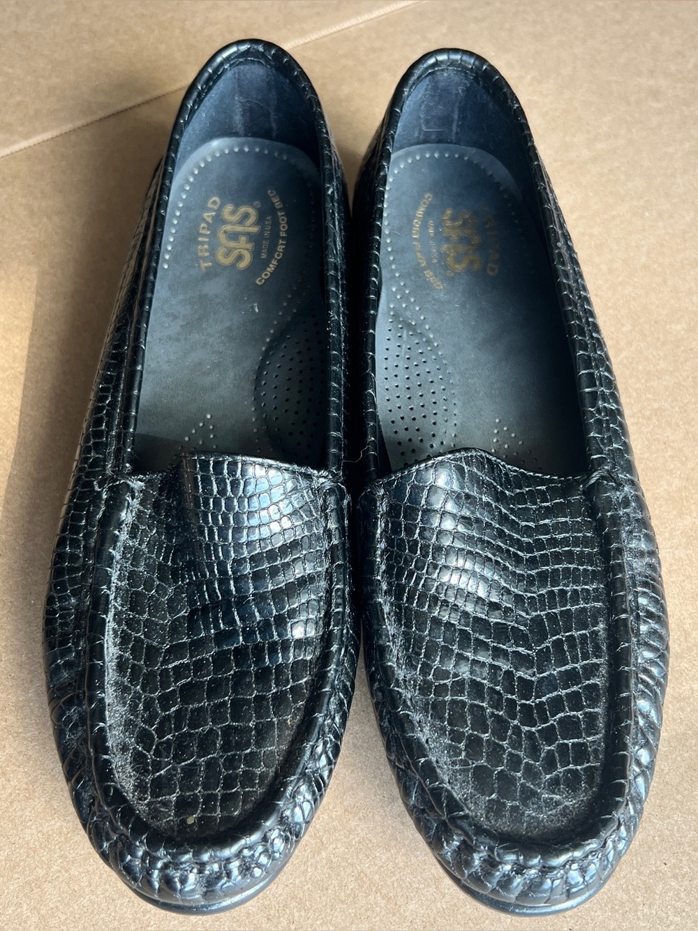 Black Loafers for Women SAS